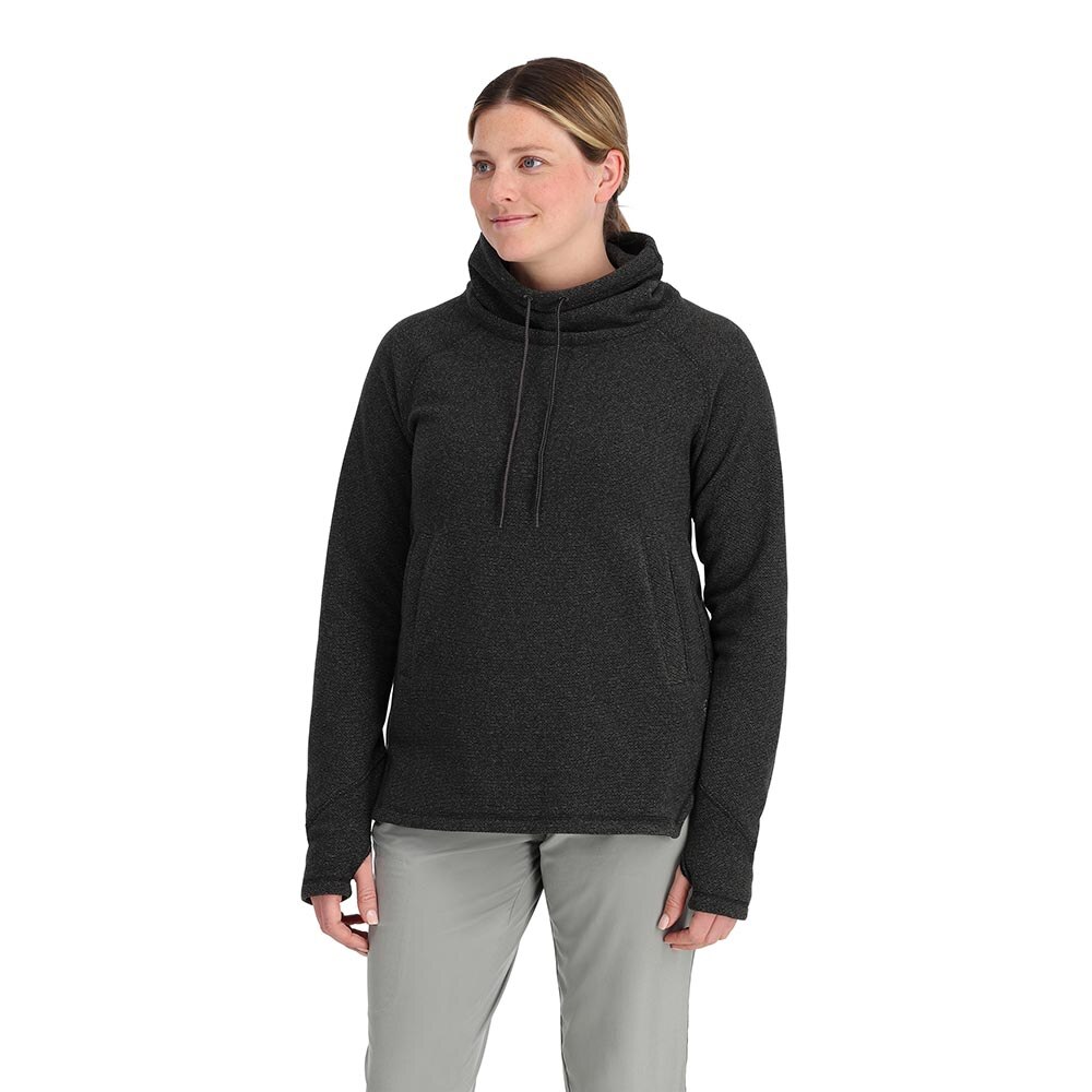 Simms Rivershed Sweater Women's in Black Heather